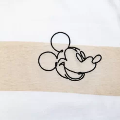 Mickey Mouse Striped Crop T-Shirt For Women -Magic Mode Shop 2325053070009M 2
