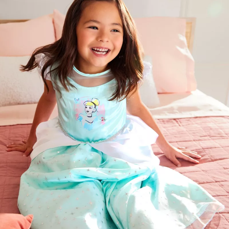 Cinderella Deluxe Nightgown For Girls 1 Cinderella Deluxe Nightgown For Girls