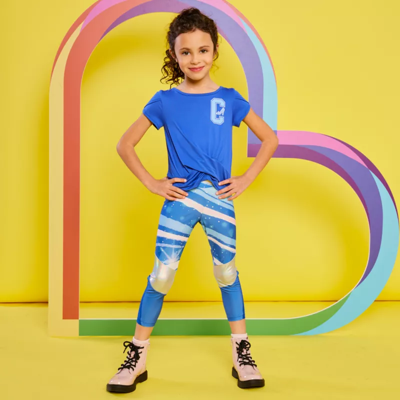 Disney Ily 4EVER Top And Legging Set For Kids Inspired By Cinderella 2 Disney Ily 4EVER Top And Legging Set For Kids Inspired By Cinderella - Image 2