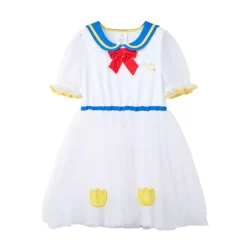 Donald Duck Summer Dress For Girls