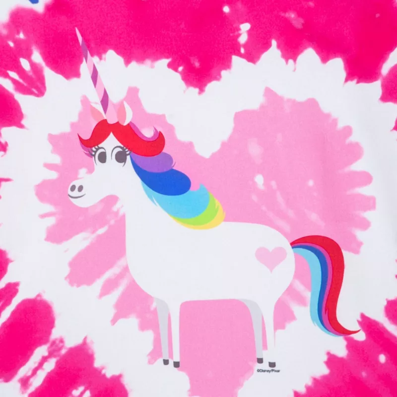 Rainbow Unicorn Fashion T-Shirt For Girls, Inside Out, Sensory Friendly 3 Rainbow Unicorn Fashion T-Shirt For Girls, Inside Out, Sensory Friendly - Image 3