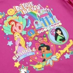 Disney Princess Pink T-Shirt For Girls 8 Disney Princess Pink T-Shirt For Girls -Magic Mode Shop 2328049220084M 3