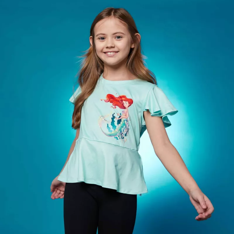 The Little Mermaid Top For Girls 2 The Little Mermaid Top For Girls - Image 2