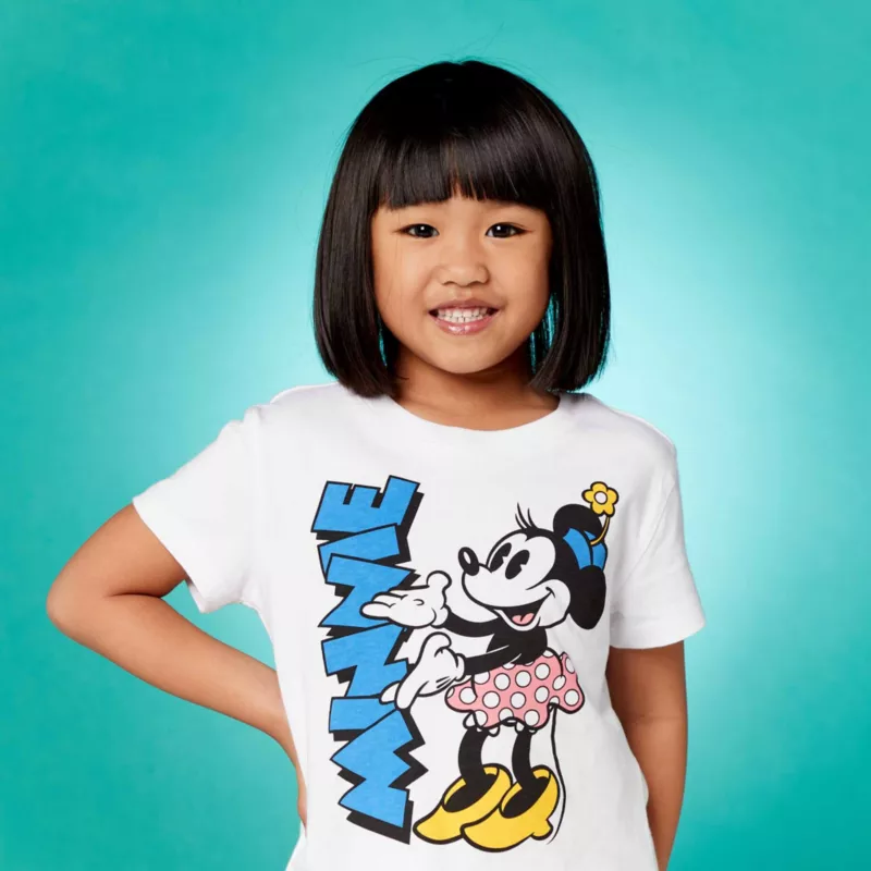 Minnie Mouse White T-Shirt For Kids, Mickey & Co. 2 Minnie Mouse White T-Shirt For Kids, Mickey & Co. - Image 2