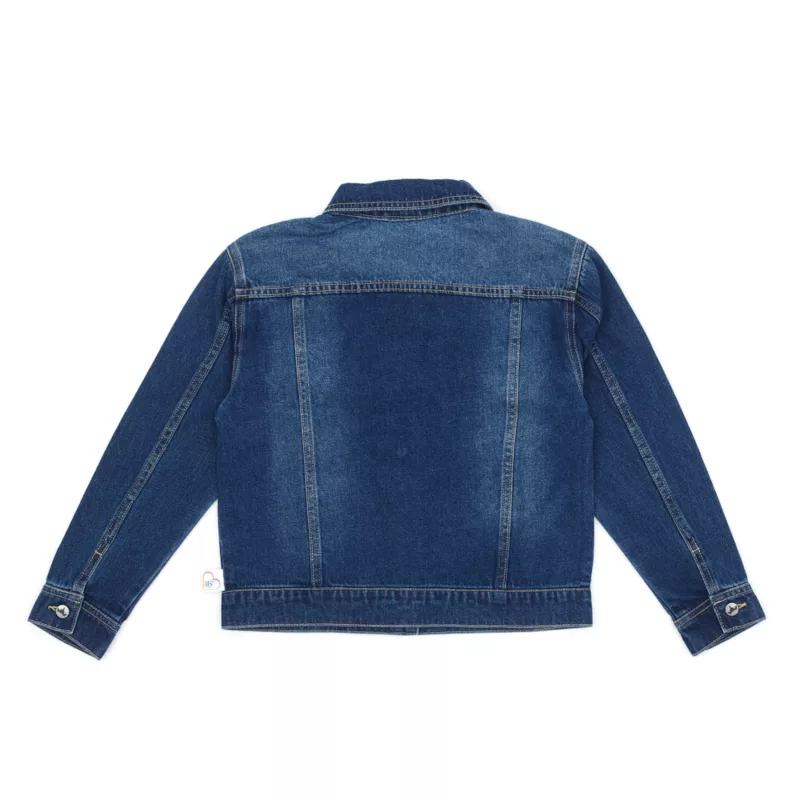 Disney Ily 4EVER Denim Jacket For Kids Inspired By Belle, Beauty And The Beast 3 Disney Ily 4EVER Denim Jacket For Kids Inspired By Belle, Beauty And The Beast - Image 3