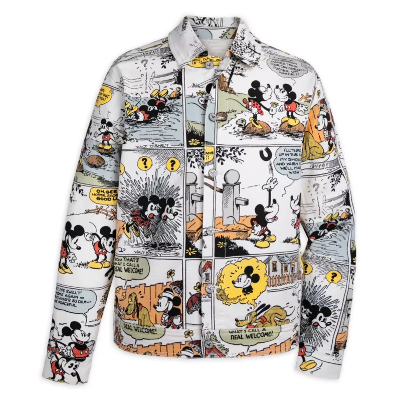 Mickey Mouse And Friends Denim Jacket For Adults 1 Mickey Mouse And Friends Denim Jacket For Adults