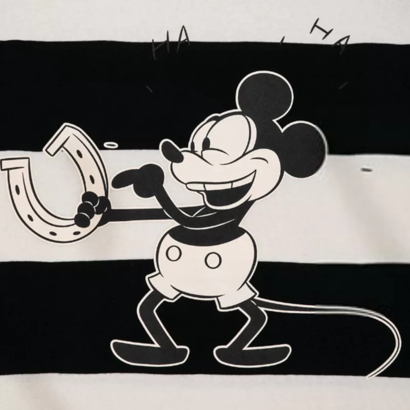 Mickey Mouse Oversize Fashion T-Shirt For Adults, Plane Crazy 3 Mickey Mouse Oversize Fashion T-Shirt For Adults, Plane Crazy - Image 3