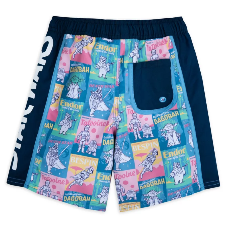 Star Wars Swim Trunks For Kids 2 Star Wars Swim Trunks For Kids - Image 2
