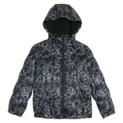 Mickey Mouse Hooded Puff Jacket For Kids