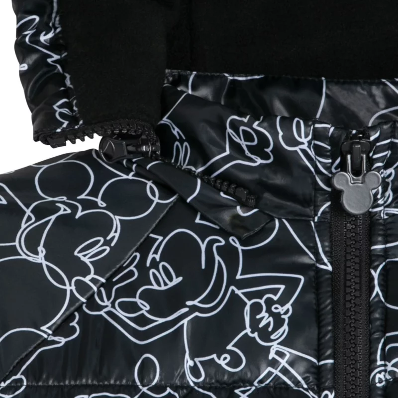 Mickey Mouse Hooded Puff Jacket For Kids 4 Mickey Mouse Hooded Puff Jacket For Kids - Image 4