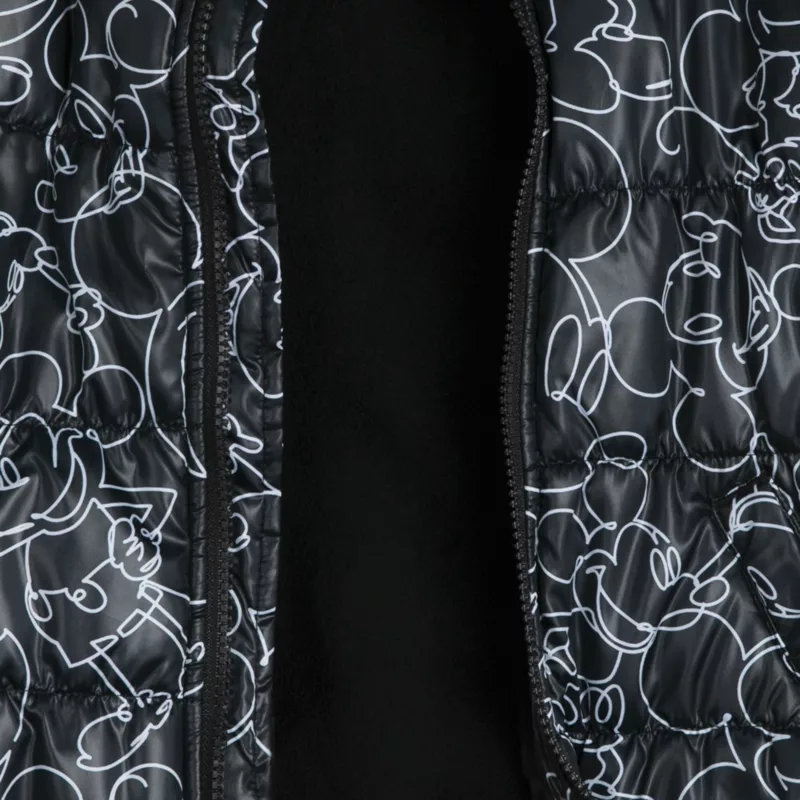 Mickey Mouse Hooded Puff Jacket For Kids 5 Mickey Mouse Hooded Puff Jacket For Kids - Image 5