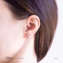 Disney Earrings Cinderella Jaq And Gus, Silver -Magic Mode Shop 348658010059 3