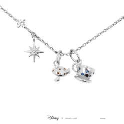 Disney Necklace Alice In Wonderland, Silver