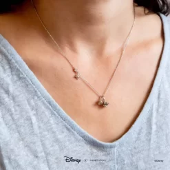 Disney Necklace Alice In Wonderland, Silver -Magic Mode Shop 348658010561 3