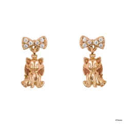 Disney Drop Earring Diamante Marie, Rose Gold -Magic Mode Shop 348658015825 3