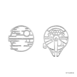 Star Wars™ Earring Death Star™, Silver -Magic Mode Shop 348658016174 4