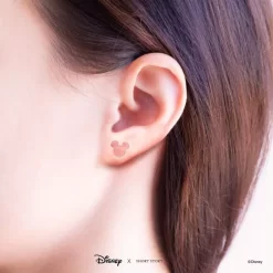 Disney Earrings Mickey Ears, Rose Gold -Magic Mode Shop 348658020683 2