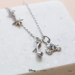 Disney Necklace Cinderella, Silver 7 Disney Necklace Cinderella, Silver -Magic Mode Shop 348658022175 2