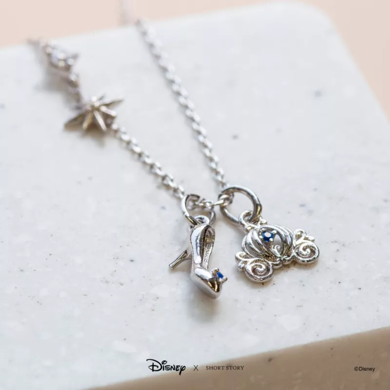 Disney Necklace Cinderella, Silver 3 Disney Necklace Cinderella, Silver - Image 3