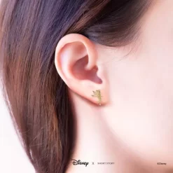 Disney Earrings Tinker Bell, Gold -Magic Mode Shop 348658023837 2