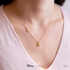 Disney Necklace Tinker Bell, Gold -Magic Mode Shop 348658024728 2