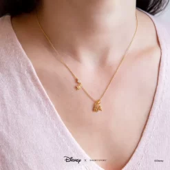 Disney Necklace Castle, Gold -Magic Mode Shop 348658024735 2