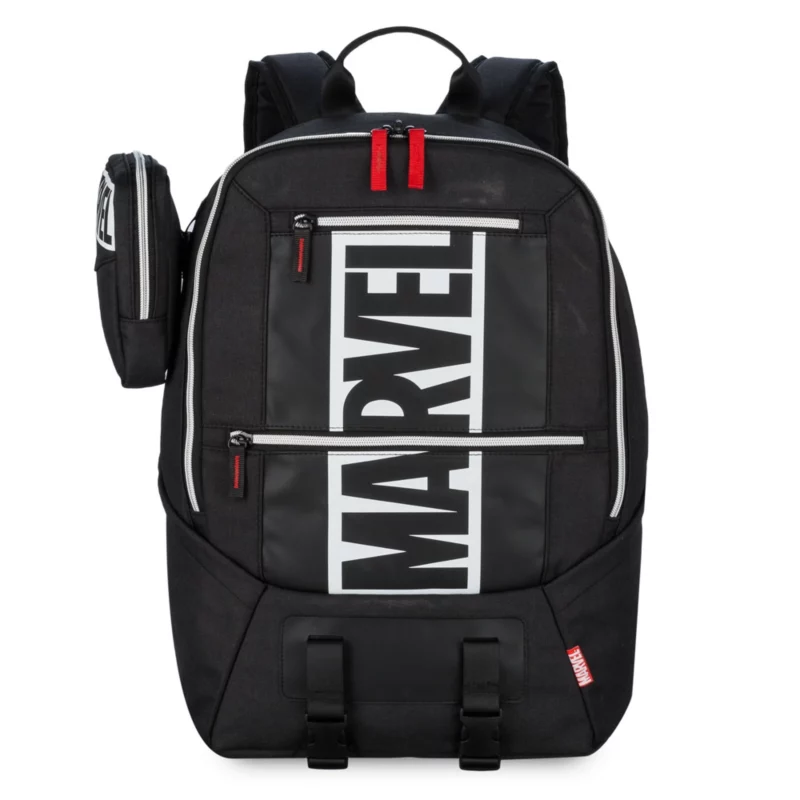 Marvel Logo Backpack And Pouch 1 Marvel Logo Backpack And Pouch