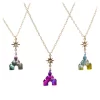Best Friend Trio Castle Necklace