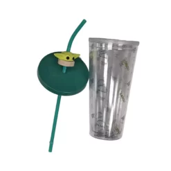 Grogu Tumbler With Straw -Magic Mode Shop 465022988185 2