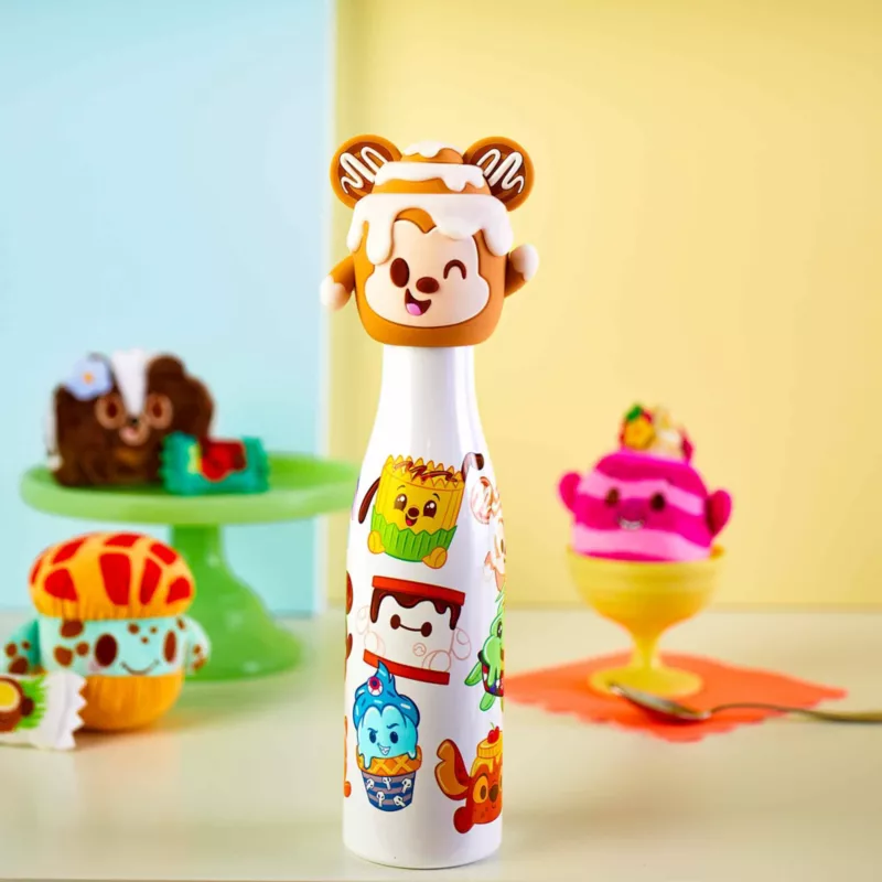 Disney Munchlings Stainless Steel Water Bottle With Topper 2 Disney Munchlings Stainless Steel Water Bottle With Topper - Image 2