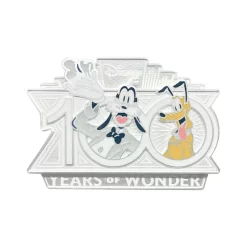 Goofy And Pluto Pin - Disney100