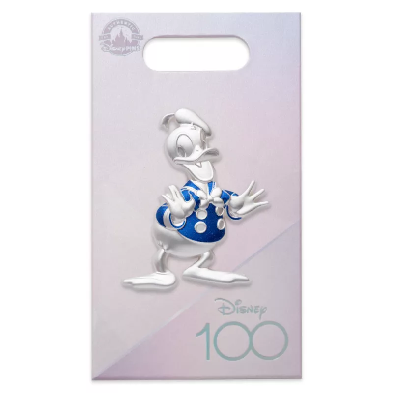 Donald Duck Platinum Celebration Pin - Disney100 2 Donald Duck Platinum Celebration Pin - Disney100 - Image 2