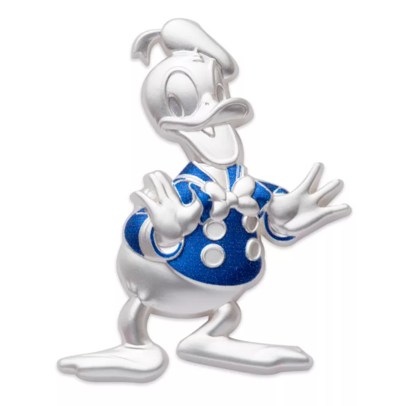 Donald Duck Platinum Celebration Pin - Disney100 1 Donald Duck Platinum Celebration Pin - Disney100