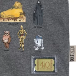 Star Wars: Return Of The Jedi 40th Anniversary Ringer T-shirt For Kids 5 Star Wars: Return Of The Jedi 40th Anniversary Ringer T-shirt For Kids -Magic Mode Shop 5007048780208M 2