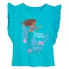 Disney Store The Little Mermaid Frilled T-Shirt For Kids, Live Action Film