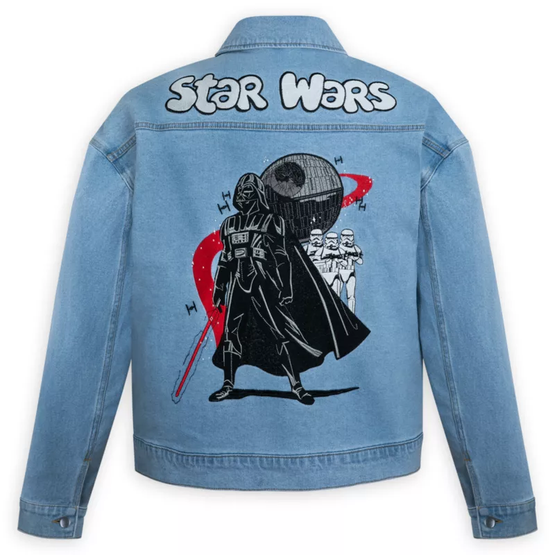 Darth Vader And Stormtroopers Star Wars Meets The '90s Denim Jacket For Adults 2 Darth Vader And Stormtroopers Star Wars Meets The '90s Denim Jacket For Adults - Image 2