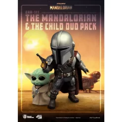 The Mandalorian & The Child Duo Pack Figurine, Beast Kingdom -Magic Mode Shop 711061145772 2